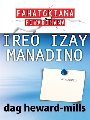 cover image of Ireo Izay Manadino